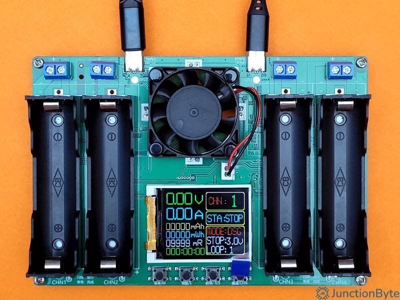 4-Channel-18650-Battery-Capacity-Tester-Top-View
