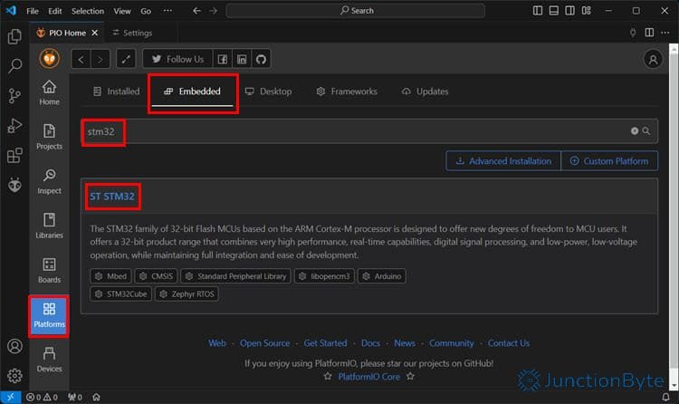 Install-PlatformIO-Platforms-VS-Code