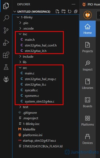 PlatformIO-Source-Code-from-STM32CubeMX