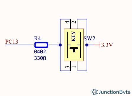 WeAct-Studio-STM32G431-Core-Board-Button-Circuit