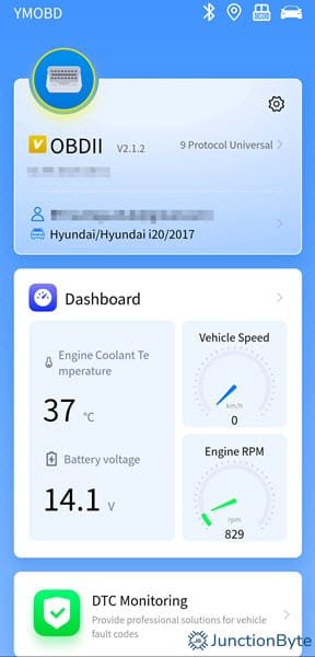 YMOBD-App-Basic-Dashboard