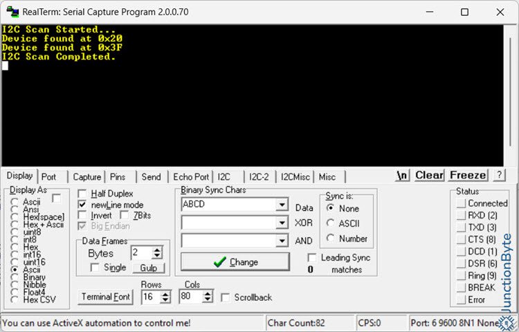 8051-I2C-Scanner-Serial-Terminal