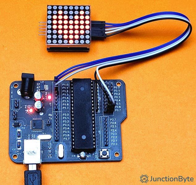 Heart-Symbol-on-MAX7219-LED-Dot-Matrix-Display-with-an-8051-Microcontroller