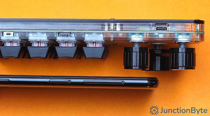 Thickness-Comparison-Macro-Keypad-with-Mobile-Phone